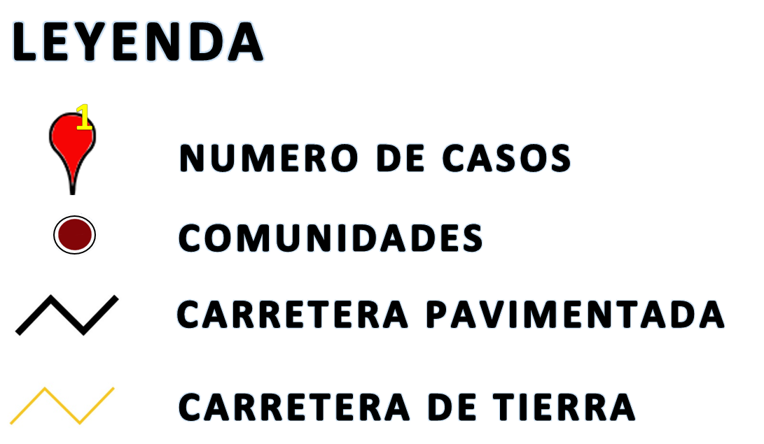 LEYENDA NUMERO DE CASOS